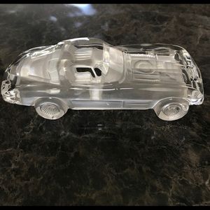 1968 Corvette Crystal Glass Paper Weight